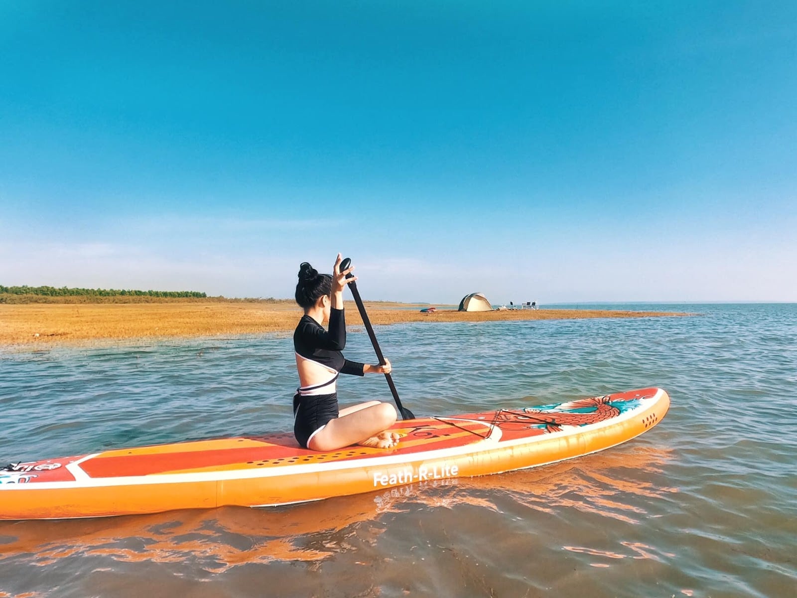 You can paddleboard 